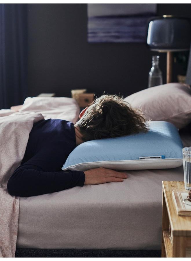 erorex Ergonomic pillow, stomach sleeper, 39x69 cm  - Image 2