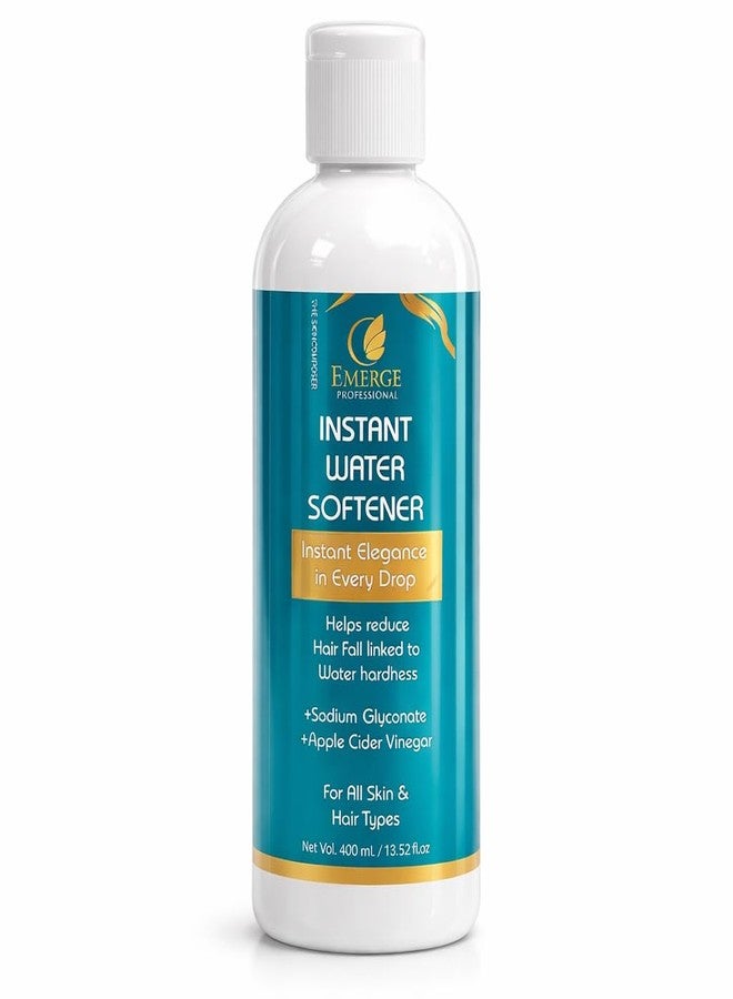 Emerge Professional Instant Water Softener | Hard Water Solution for Hair Fall & Skin Dryness | Enriched with Sodium Gluconate & Apple Cider Vinegar | For All Hair & Skin Types | 400 ml - Image 1