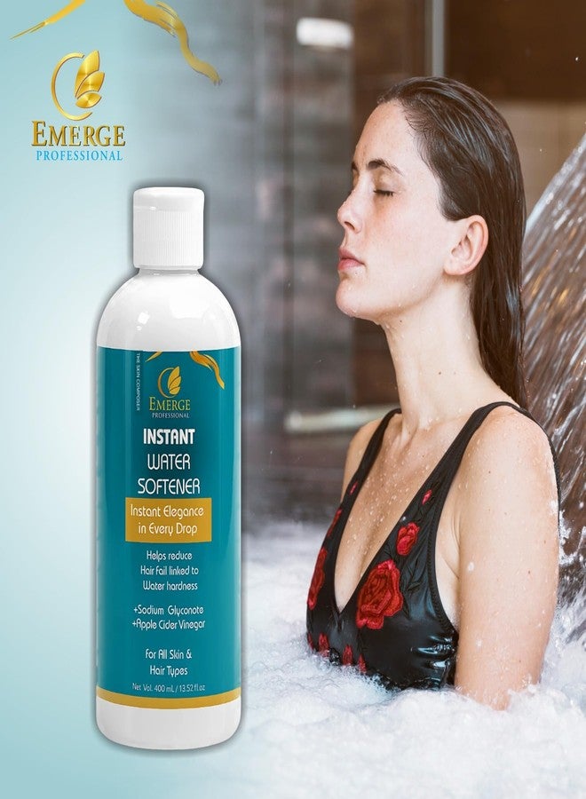 Emerge Professional Instant Water Softener | Hard Water Solution for Hair Fall & Skin Dryness | Enriched with Sodium Gluconate & Apple Cider Vinegar | For All Hair & Skin Types | 400 ml - Image 5