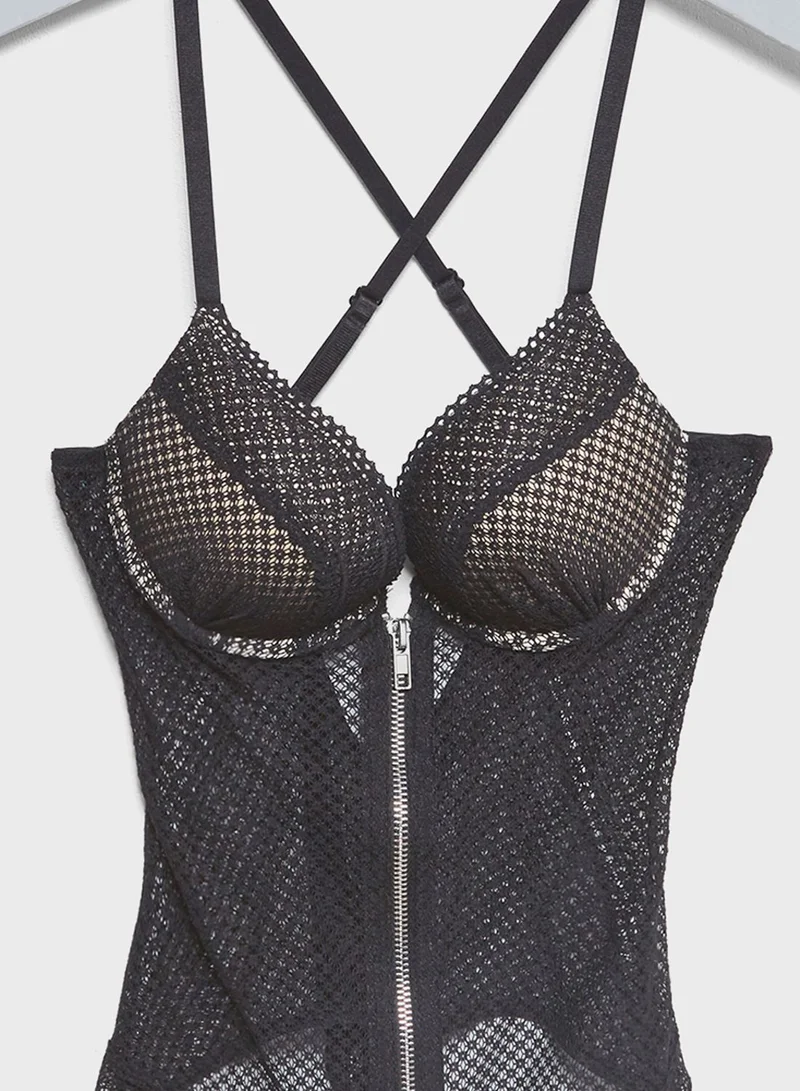 Knicker Box By Ann Summers Fishnet Body