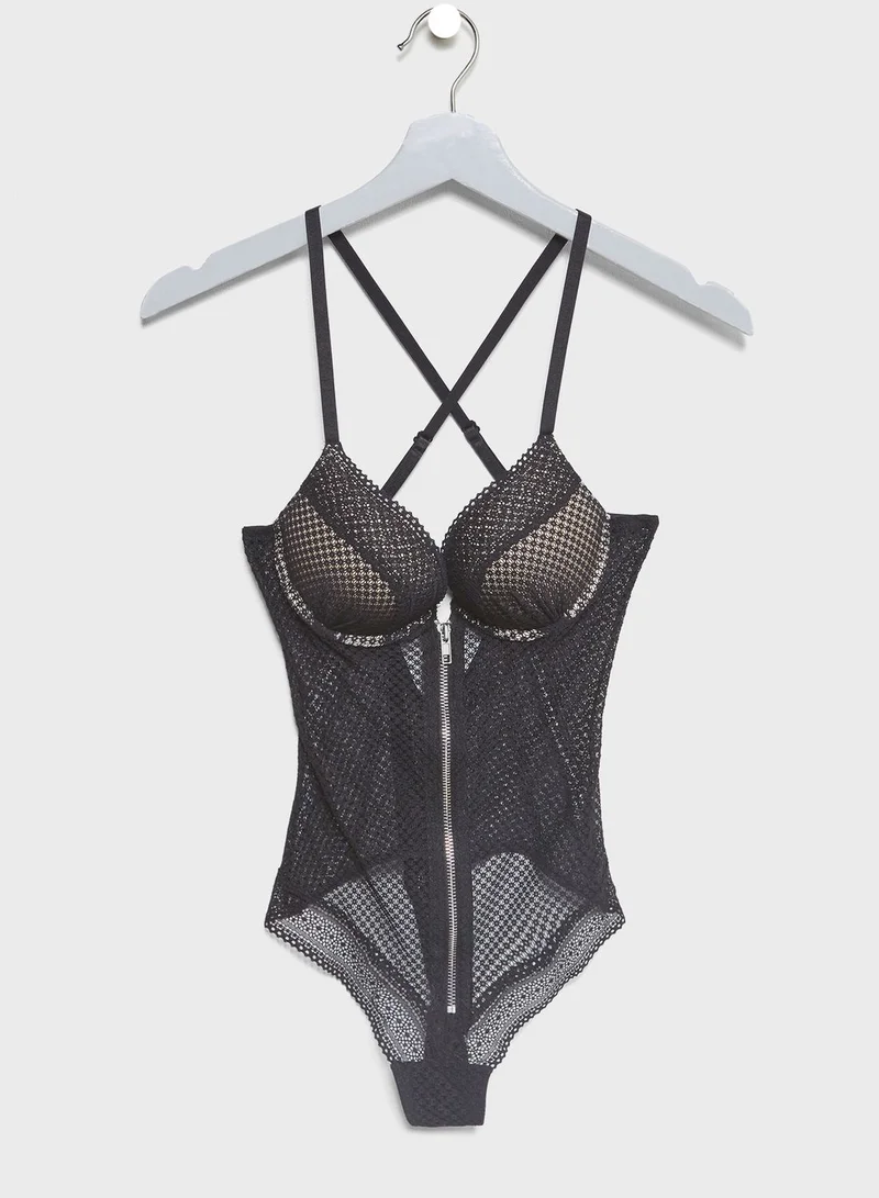 Knicker Box By Ann Summers Fishnet Body