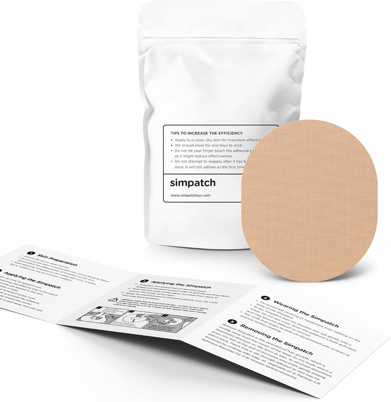 SIMPATCH Universal Adhesive Patch (25-Pack) - Waterproof Adhesive, CGM Patches (Beige) - Image 2