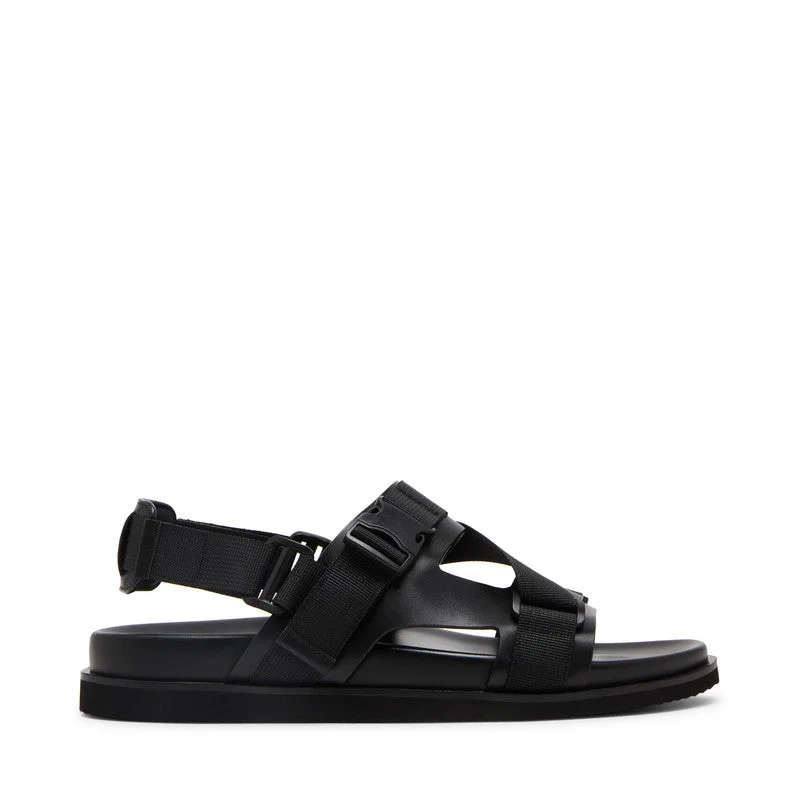 ستيف مادن Sadney-N Black Men's Sandals