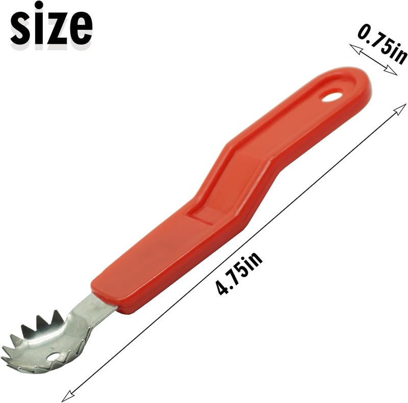 Bounbal Strawberry Tomato Corer Huller Stem Remover, Kitchen Food Prep Tool, 3 Pack - Image 2