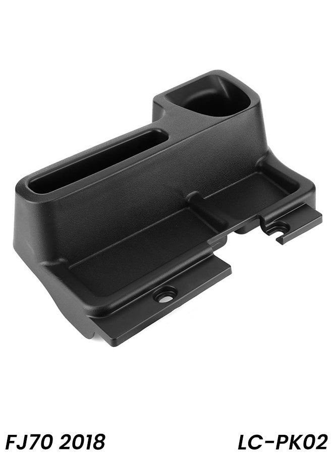 Toyota Land Cruiser FJ70 2018 Center Console Box Tray LC-PK02 – ABS Plastic Storage Organizer with Cup Holder, Phone & Wallet Holder, Easy Installation - Image 1