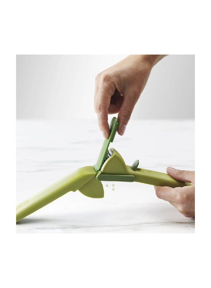 Joseph Joseph Cleanforce Garlic Press Mincer Green One Size - Image 5