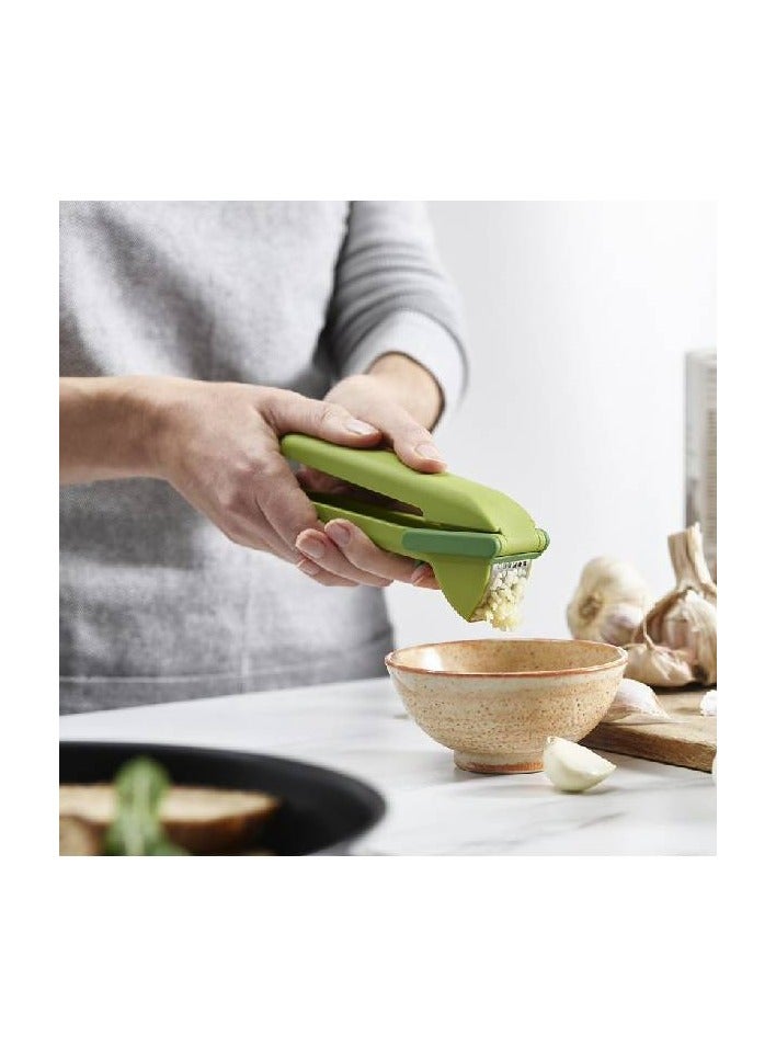 Joseph Joseph Cleanforce Garlic Press Mincer Green One Size - Image 4