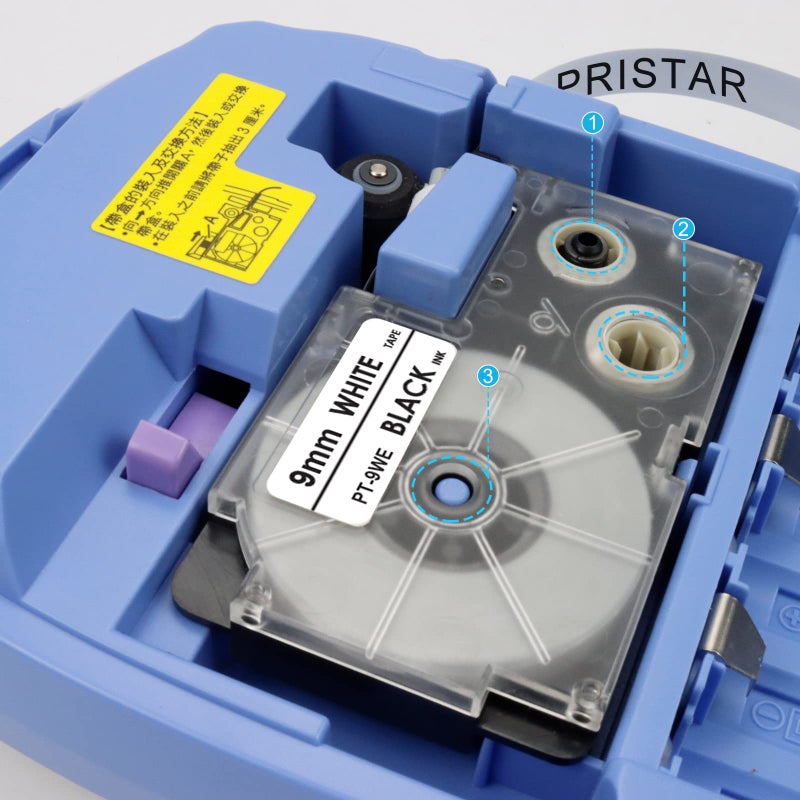Pristar Compatible Label Tape Replacement for XR-9WE XR-9WE2S for Casio Label Maker Tape 9mm Black on White Use with Casio Label Maker KL-100 KL-60 KL-120 KL-750 KL-750B KL-7000 KL-7200 KL-820, 3-Pack - Image 3