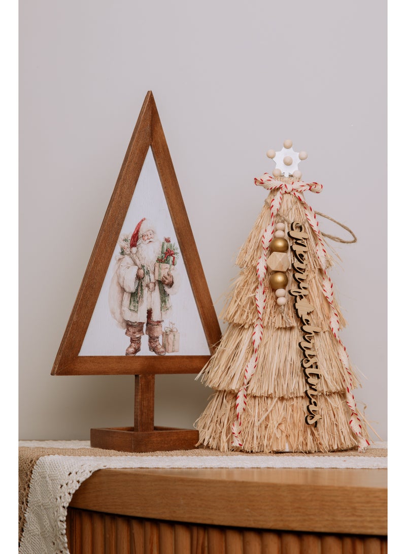 Words Co. Wooden Santa Christmas Tree Decor - Image 2