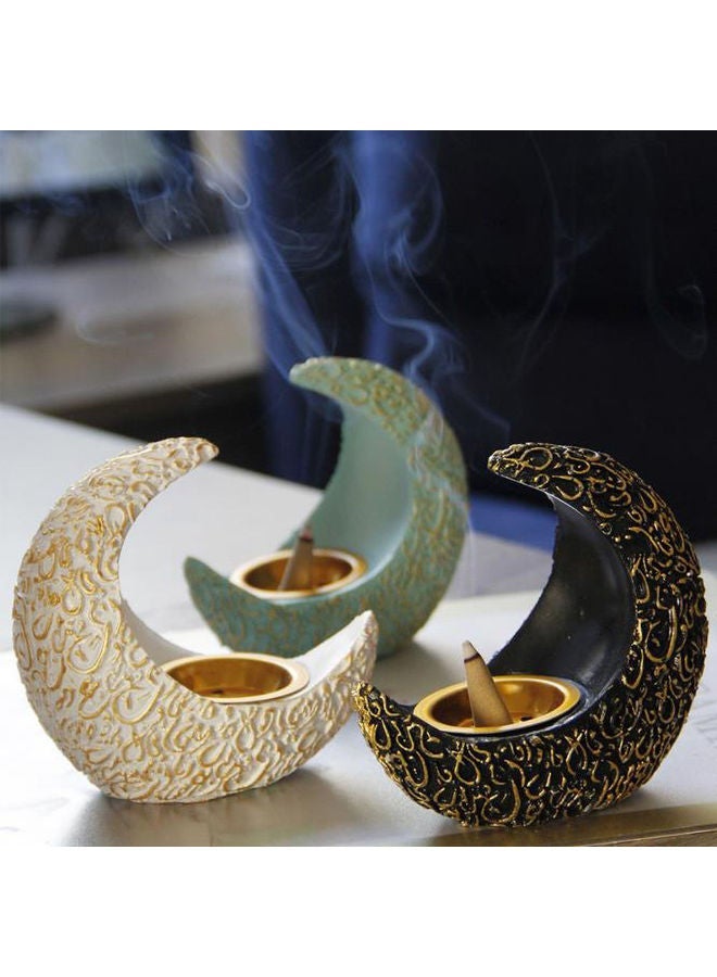 Crescent Aroma Diffuser 10.5x5.6x10cm White/Gold - Image 4