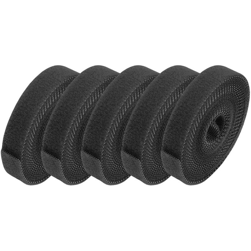 Reusable Plant Ties for Climbing Plants,2026 Tomato Plant Support Plant Tape Strap Gardening Tips,Garden Wire Ties for Cables (Black, 5) - Image 1