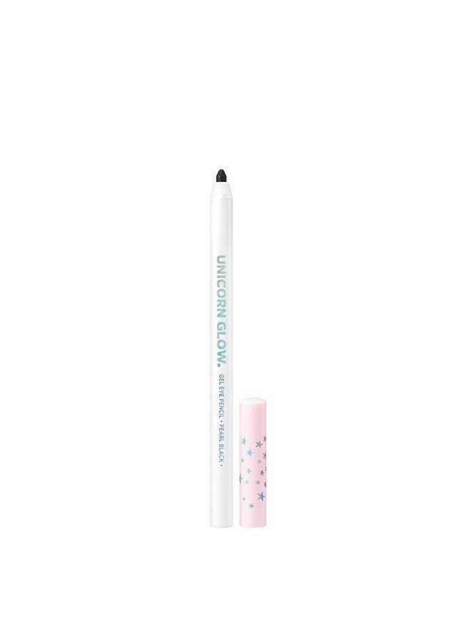 UNICORN GLOW Gel Pencil Liner1 Pearl Black Eyeliner [0.012 Oz. / 0.35 G] Long Lasting Waterproof & Smudge Proof Eyeliner K Beauty Korean Makeup Eye Line Stick - Image 1