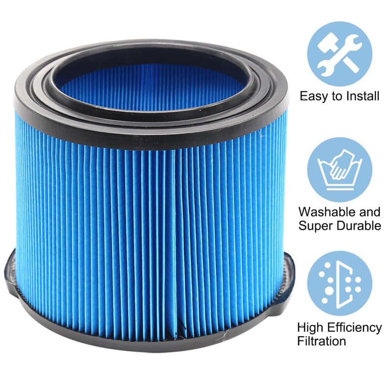 MZY LLC 2 Pack VF3500 Replacement Filter for Ridgid Shop Vacuum 3-4.5 Gallon Wet Dry Vacuums, 3-Layer Filters for Ridgid WD4050, WD3050, WD4080, WD4522, 4000RV, 4500RV - Image 5