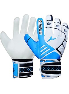 JiuAn Football Gloves for Kids & Youth & Adult, Goalie Gloves with Finger Support, Durable Soccer Goalkeeper Gloves for Junior Kids Training Match, Strong Grip & Pro-Level Keeper Football Gloves  - Image 1