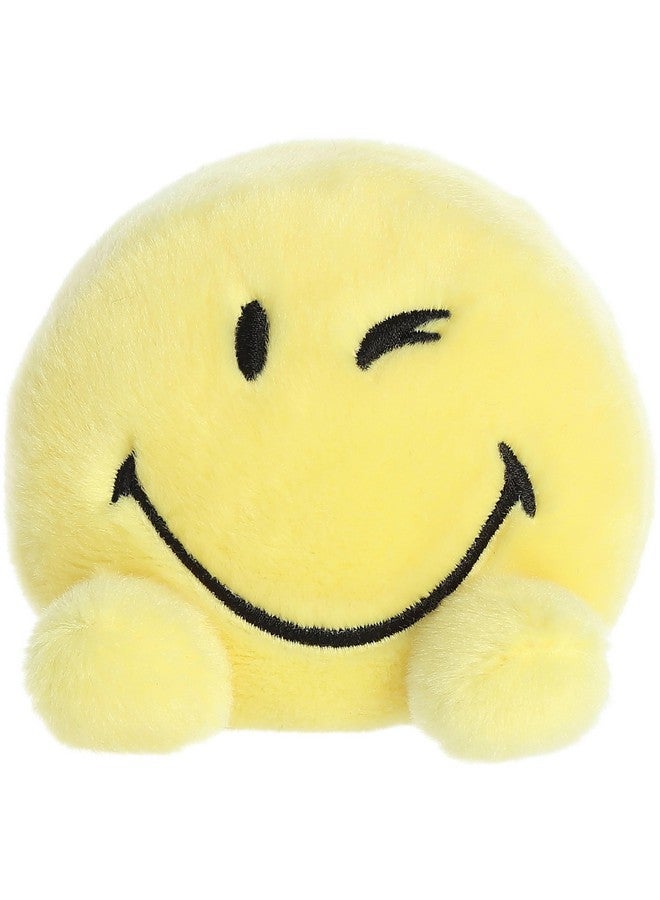 Aurora® Colorful SmileyWorld® Palm Pals™ Wink Stuffed Animal - Eye-Catching Designs - Whimsical Cuteness - Yellow 5 Inches - Image 3