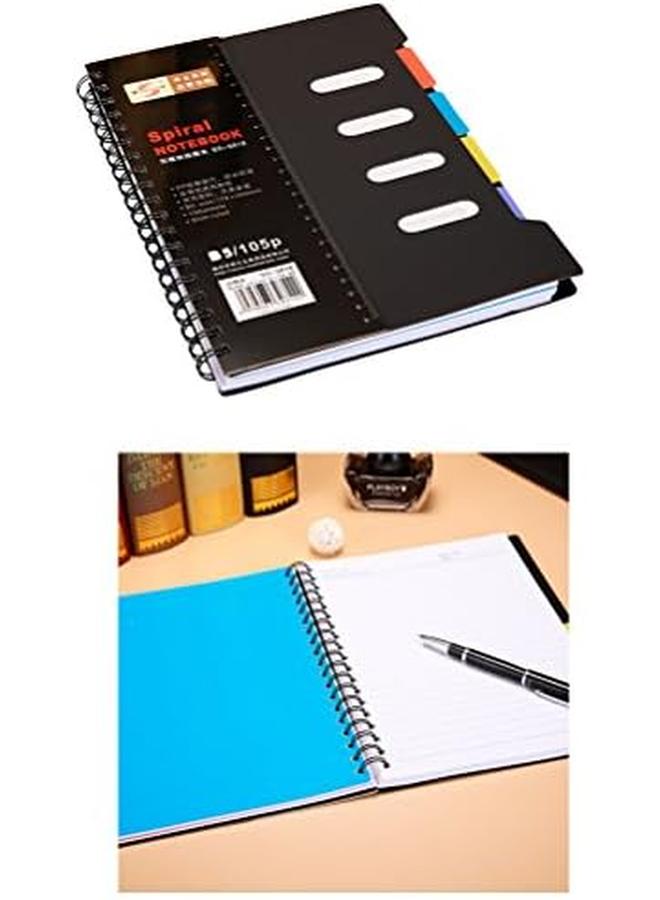 SHOWAY Classified Business Spiral Notebook School And Office Memo Subjects Notebooks Diary Journal Notebook Planner Loose Leaf Notepad Personal Sketchbook - Image 2