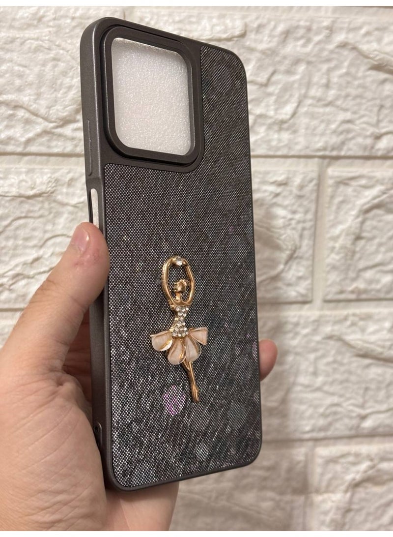 غطاء خلفي مرسوم عليه راقصه باليه متوافق مع الهاتف REALME C53 / C51 - Image 2