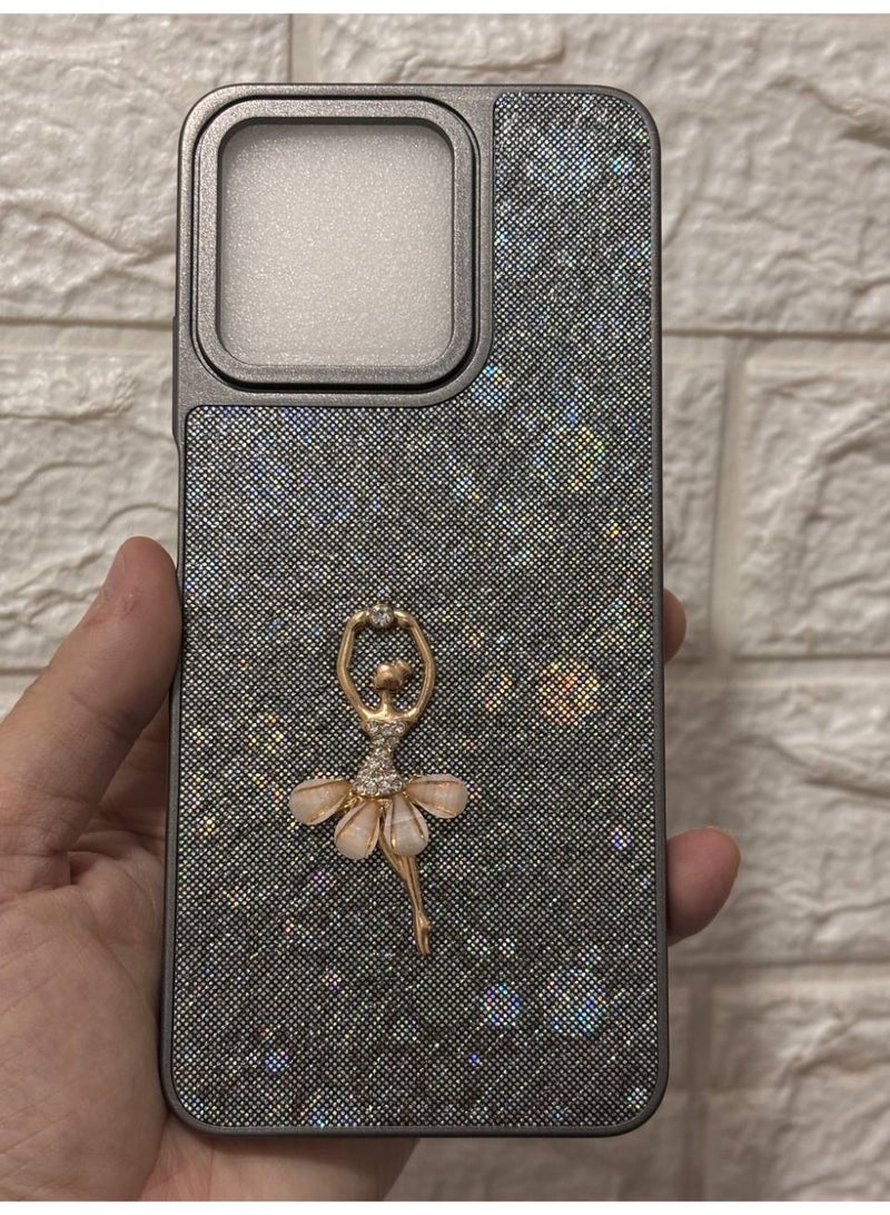 غطاء خلفي مرسوم عليه راقصه باليه متوافق مع الهاتف REALME C53 / C51 - Image 1