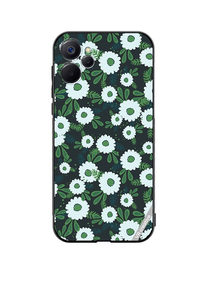 VR CREATIVE Protective Case Cover For Realme 9i 5G Floral Pattern Based On Traditional Folk Art Ornaments Design Multicolour - Image 1