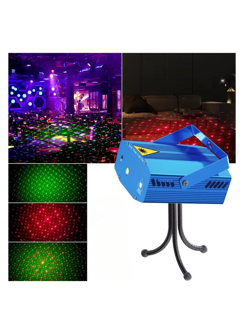 LED Party Stage Laser Lights, DJ Lighting with Tripod for Disco, Bar, Club, Wedding, Halloween, Christmas - Image 1
