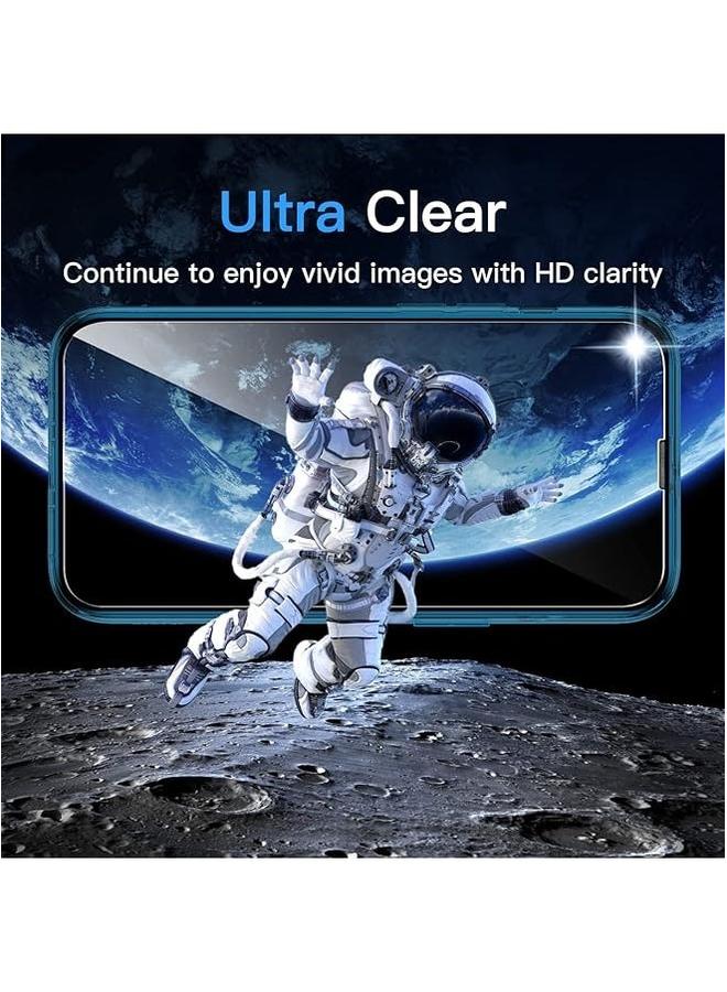 Jetech 3 in 1 Case for iPhone 13 6.1-Inch, with 2-Pack Screen Protector and 2-Pack Camera Lens Protector, Full Coverage Tempered Glass Film, Shockproof Bumper Phone Cover (Navy) - Image 5