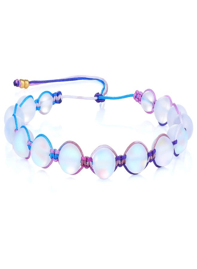 KELITCH Women Moon-Stone Beaded Bracelets Colorful Crystal Strands Bracelets Beach Bracelets Bangles Jewelry - Image 1