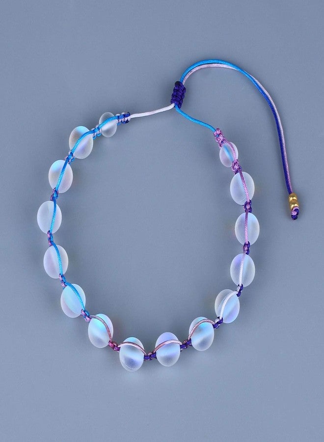 KELITCH Women Moon-Stone Beaded Bracelets Colorful Crystal Strands Bracelets Beach Bracelets Bangles Jewelry - Image 2