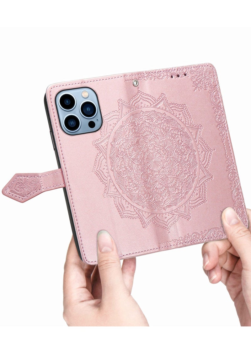 Gerenic Phone Case, Shoulder Wallet Case Compatible with iPhone 15/ 15Plus/15Pro/15Pro Max, Leather Phone Cover, Zipper-designed Removable Strap Phone Protector, Credit Card Holder Phone Case  - Image 4