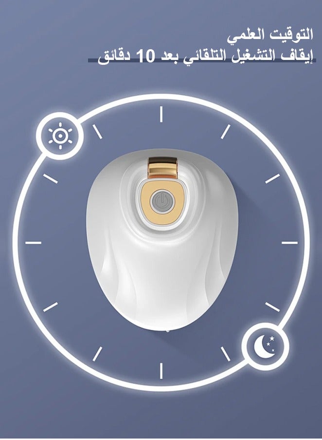 Snooe Electric Scalp Massager Multifunctional Waterproof Head Massager With 96 Kneading Nodes Rechargeable Head Scratcher For Hair Growth Stress Relax Relaxing Gifts For Women Men Her(White) - Image 5