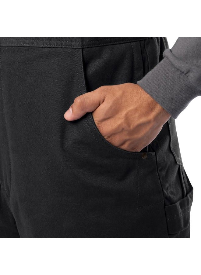 Wrangler Riggs Workwear Men's Insulated Duck Bibs, Black - Image 2