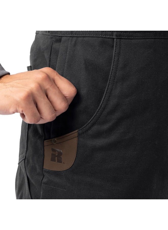 Wrangler Riggs Workwear Men's Insulated Duck Bibs, Black - Image 3