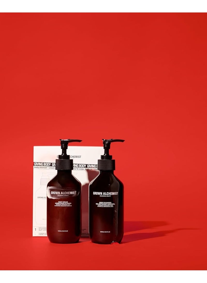 Grown Alchemist Giving Body Limited Edition Gift Set and Value pack 300ml Body Cleanser and 300ml Body Cream - Image 4