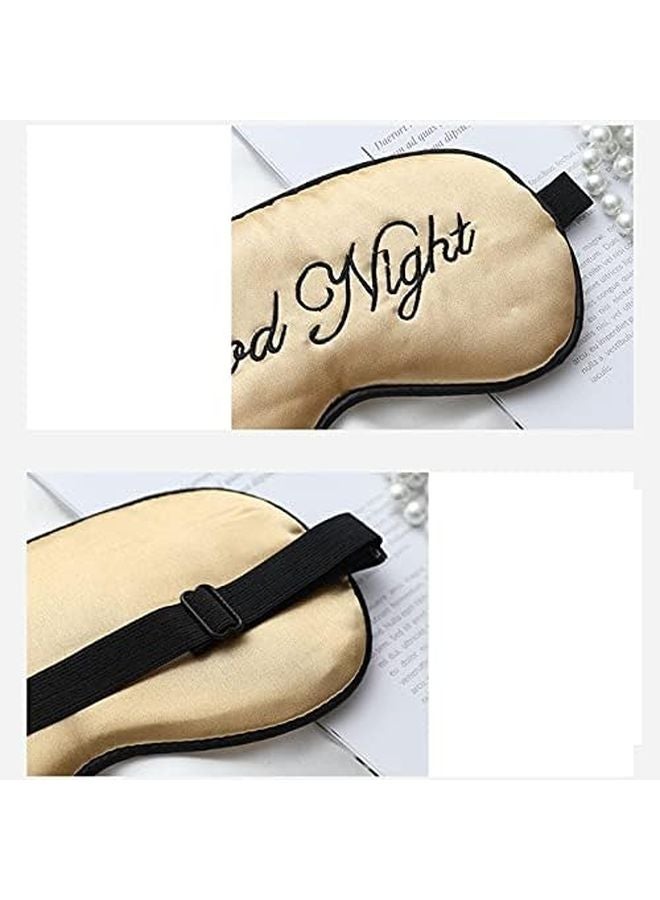 8Pcs Red Silk Soft Plush Sleep Eye Mask Adjustable Strap For Travel Nap Dry Puffy Eyes - Image 5