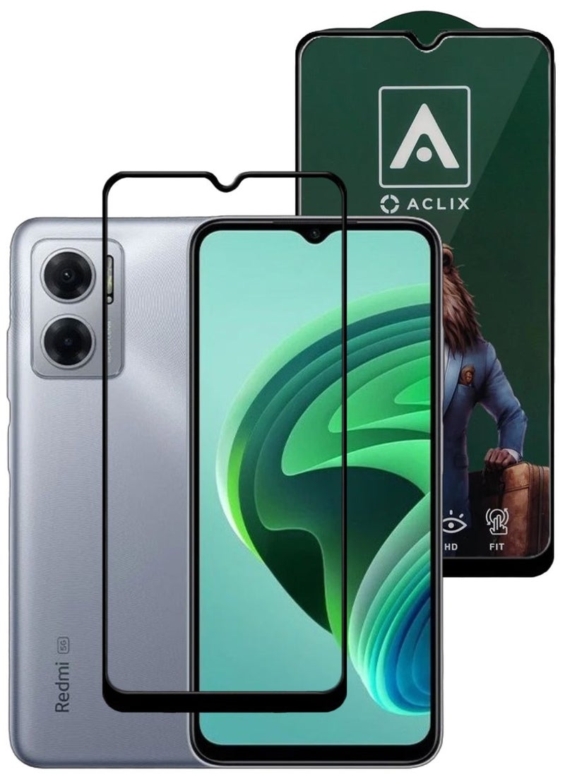 ACLIX Antistatic ESD Dustproof Premium Quality High Definition Tempered Glass Screen Protector Designed For Xiaomi Redmi Note 11E - Image 1