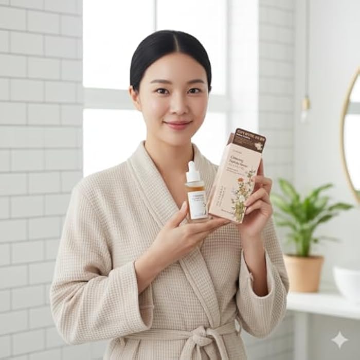 GLAMFOX Ginseng Peptide Serum, Korean Facial Serum, Moisturizing for Dewy Skin - Image 2