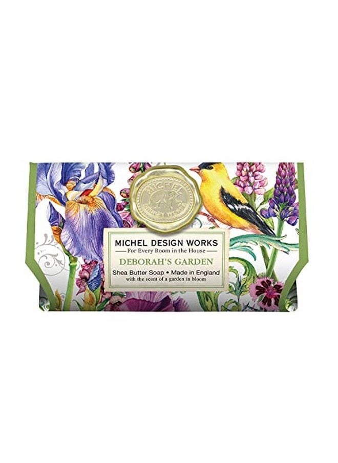 Michel Design Works Large Bath Soap Bar Deborah'S Garden  - Image 2