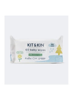 Kit & Kin Kit & Kin Premium Eco Baby Wipes, 600 Wet Wipes (10 packs) | Biodegradable Plastic-Free & Super Soft | 99% Water | Hypoallergenic & Dermatologist Approved | Fragrance-Free | New & Improved Formula  - Image 2
