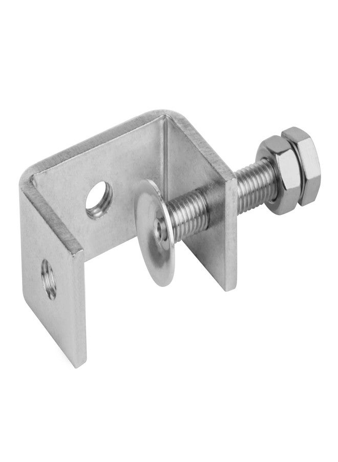 MOUNTAIN_ARK 6 Pack Heavy Duty 304 Stainless Steel C Clamps with 1-5/8" Jaw opening, Beam Clamp for Woodworking Desk, Welding, Medium - Image 4