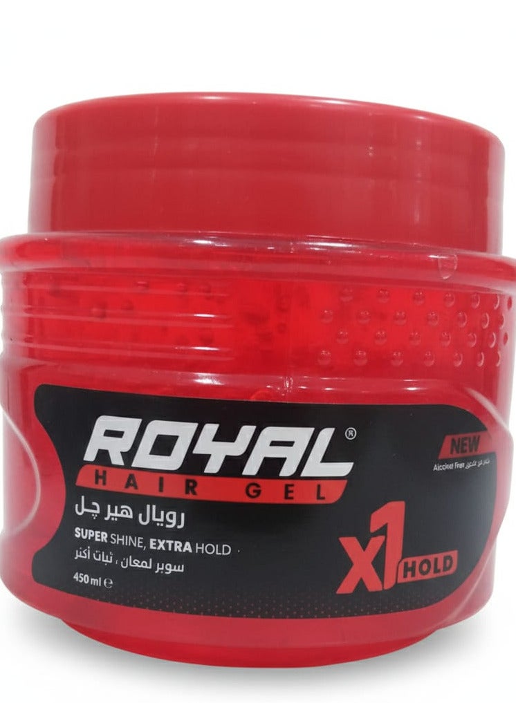 Royal Hair Gel Extra Hold 450Ml Red