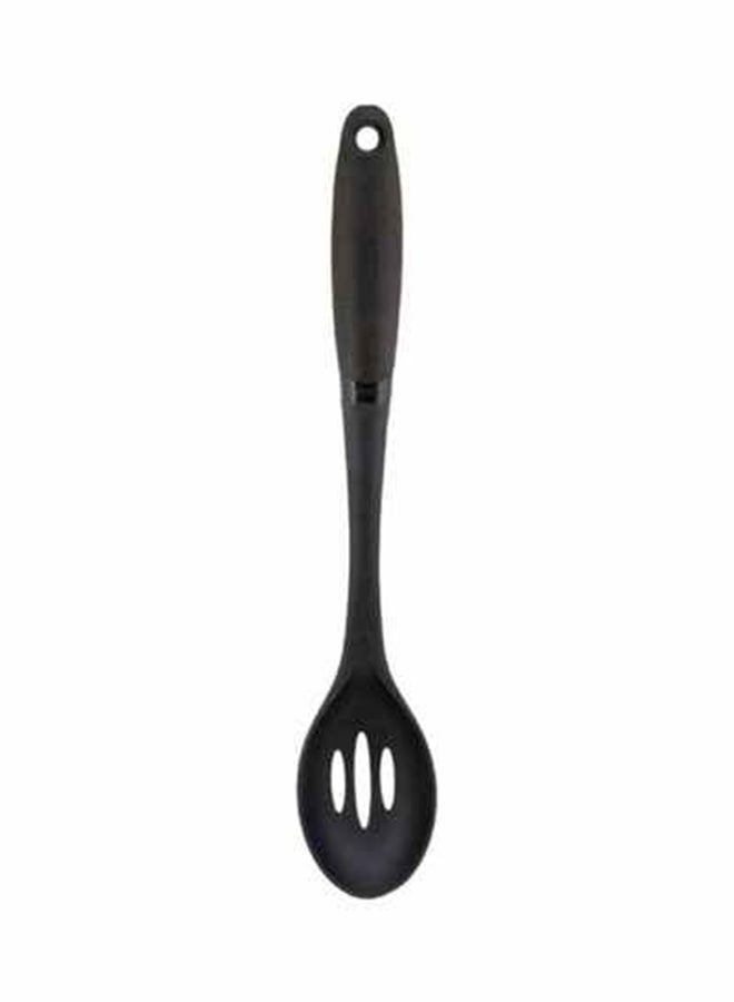 Prestige Nylon Head Slotted Spoon Black - Image 1