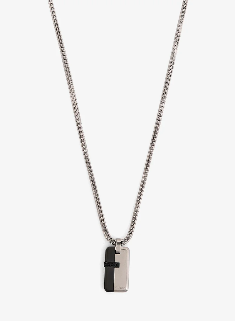 GUESS Eclipse Noir Non-Logo Necklace