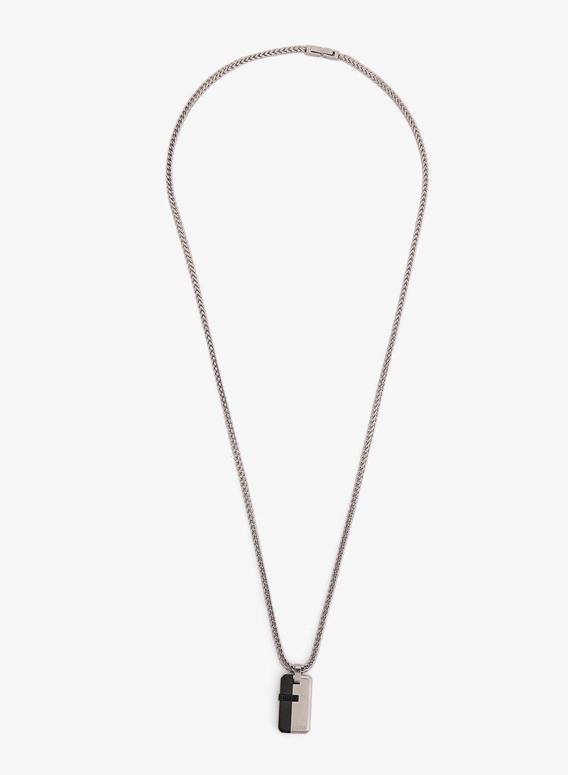 GUESS Eclipse Noir Non-Logo Necklace - Image 1
