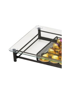 Generic Liying Coffee Pod Storage Holder Capsules Originaline Drawer Organizer, Crystal Tempered Glass (40 Pods Capacity)  - Image 4
