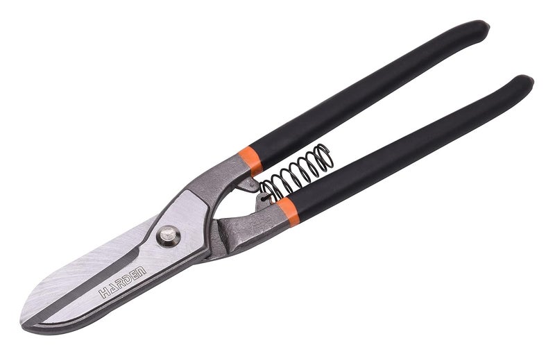 Harden Professional 8 Tin Snip Sheet Cutter Chrome Vanadium Steel Heat Treated Blade 570135 - Image 1
