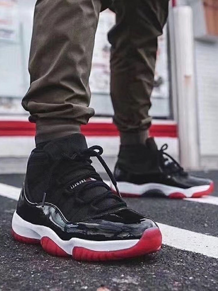 Putian Shoes Aj11 High-Top Devil Black And White Kang Buckle Baby'S Breath Men'S And Women'S Low-Top Bugs Bunny Pink Snake Basketball Shoes Aj - Image 5