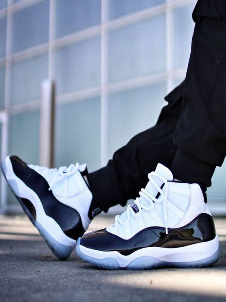 Putian Shoes Aj11 High-Top Devil Black And White Kang Buckle Baby'S Breath Men'S And Women'S Low-Top Bugs Bunny Pink Snake Basketball Shoes Aj - Image 3