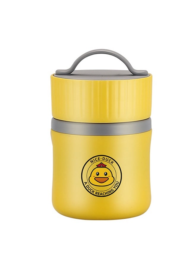 Insulated Thermo Food Container Lunch Box for Hot Food - Leak-Proof Stainless Steel Thermo for with Wide Mouth  Foldable Spoon, Suitable for Hot  Cold Foods, Lunches, Soups, Travel - Image 2