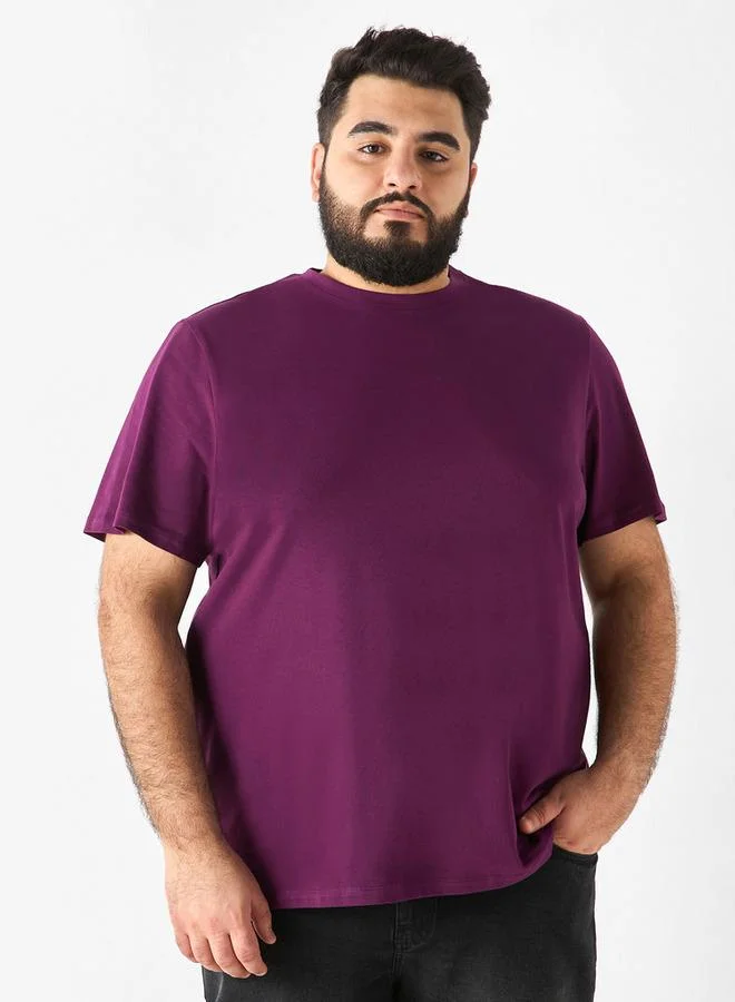 سبلاش فيڤ تيشيرت بياقة دائرية وأكمام قصيرة