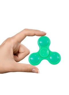 Premsons Premsons® Hand Spinner Desk Toy - High Speed Smooth Finger Spin Sensory Fidget Stress Relief Game Play for Kids & Adults - Birthday Party Gift - Plastic - Green  - Image 4