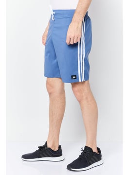 Adidas Men Sportswear Fit Brand Logo Board Shorts, Slate Blue  - Image 4